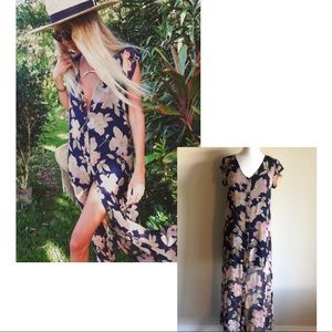 Theodore Dress | Navy Floral